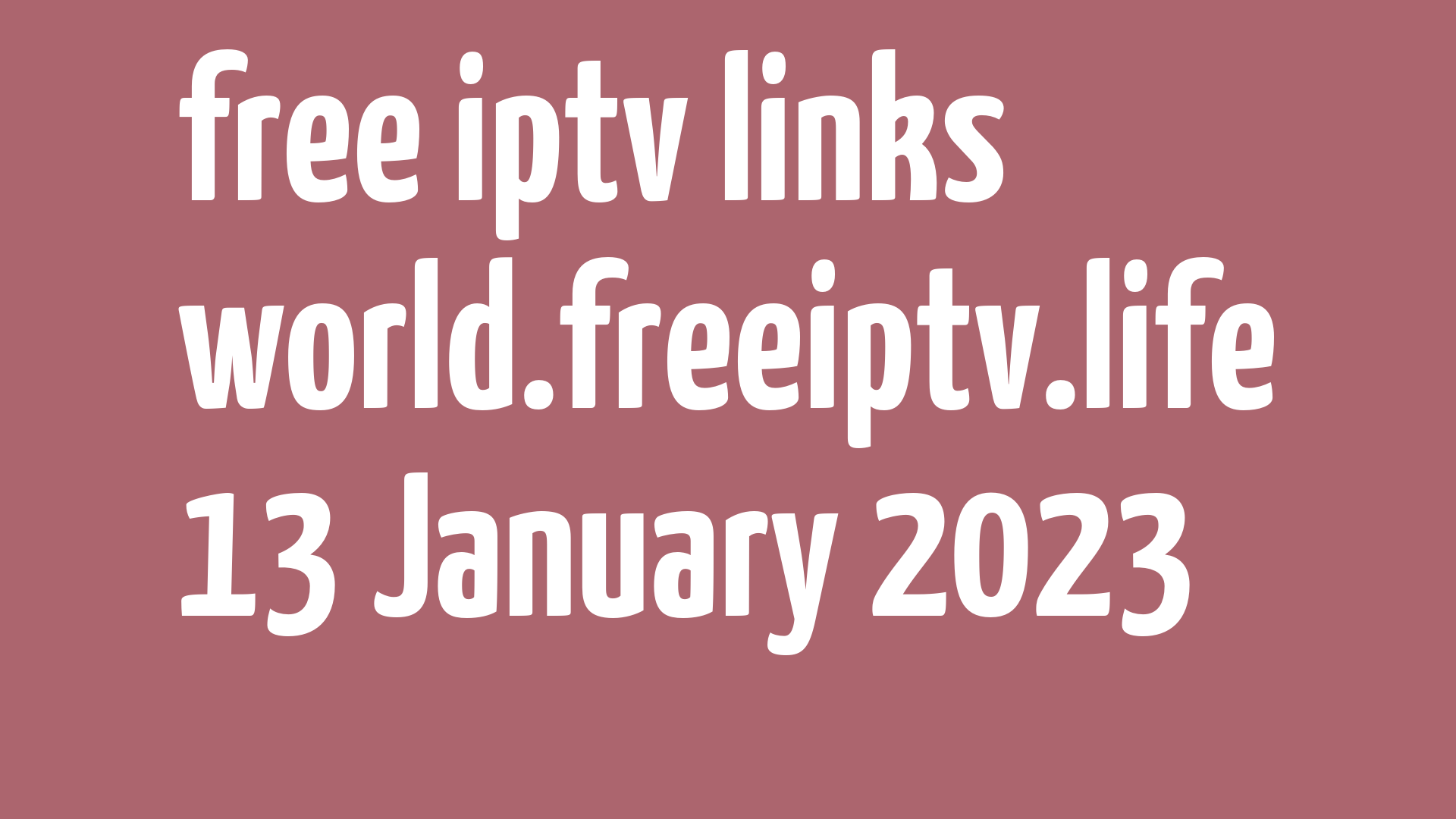 free iptv links 120123